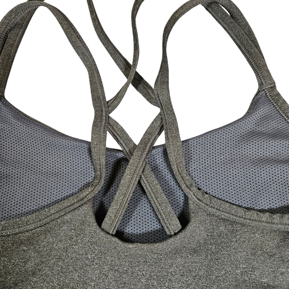 Nike Sports Bra, Heather Grey, Medium - Picture 7 of 11